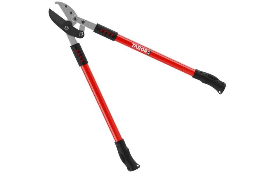 TABOR TOOLS GG12A Anvil Lopper with Compound Action, 30 Inch Tree Trimmer, Thick Branch Cutter with ⌀ 2 Inch Cutting Capacity, Chops Thick Branches with Ease.
