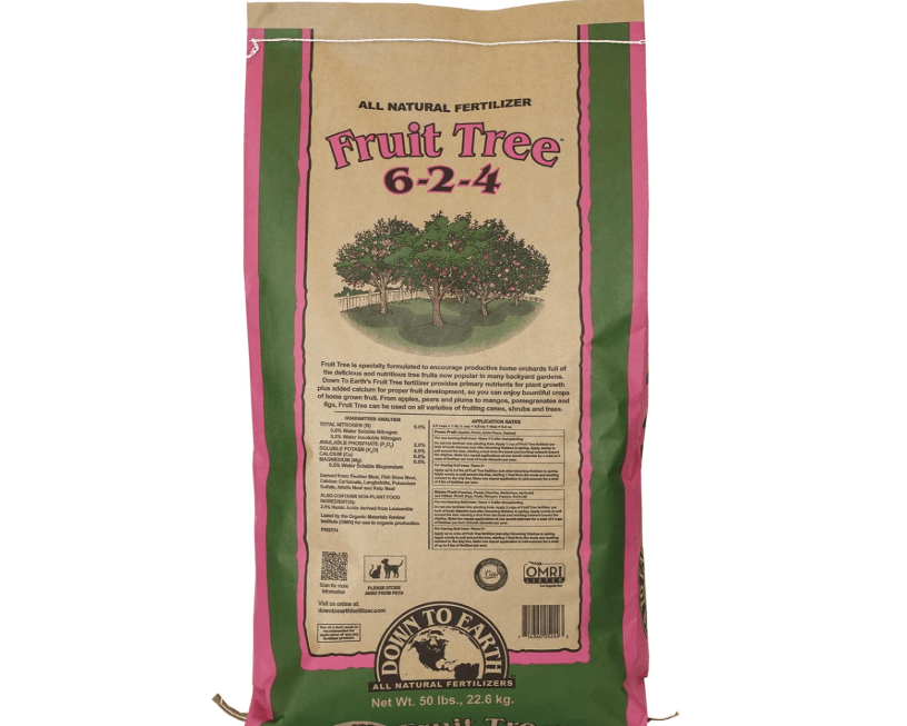 Down to Earth Organic Fruit Tree Fertilizer Mix 6
