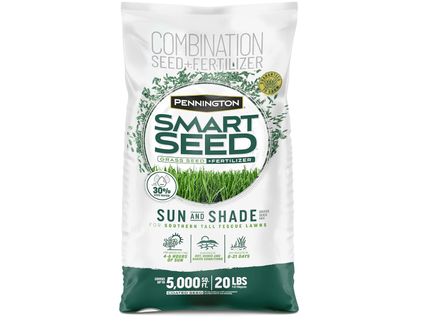 Pennington Smart Seed Sun and Shade Tall Fescue Grass Seed Mix for Southern Lawns 20 lb