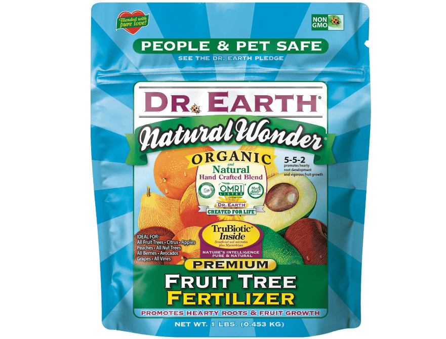 Dr. Earth 70656 1 lb 5-5-2 MINIS Natural Wonder Fruit Tree Fertilizer