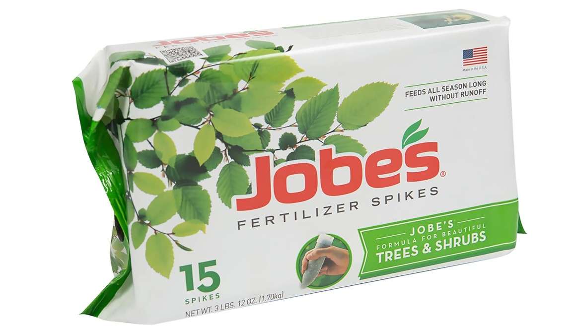 Jobe’s Slow Release Tree and Shrub Fertilizer Spikes, Easy Plant Care for Oak, Maple, Dogwood, Boxwood, and Many More Acid Loving Trees and Shrubs, 15 Count