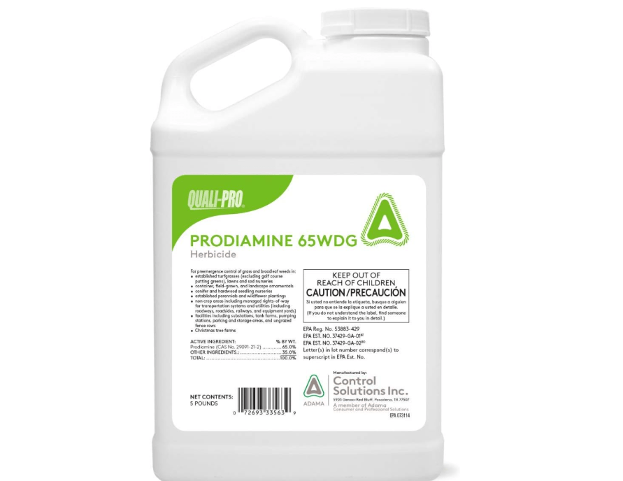 Quali-Pro Prodiamine, Pre-Emergent Herbicide, 5 lbs, Yellow Granules