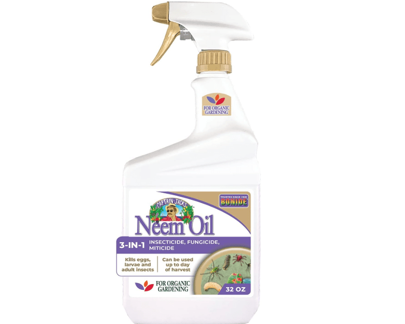 Bonide Captain Jack's Neem Oil, 32 oz Ready-to-Use Spray, Multi-Purpose Fungicide, Insecticide and Miticide for Organic Gardening