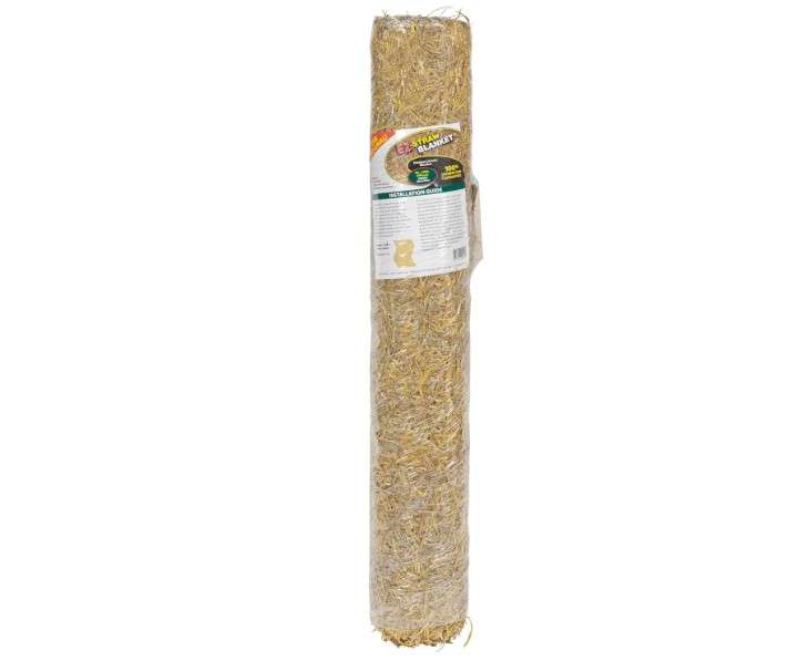 EZ Straw Grass Seed Germination and Erosion Control Blanket - 4ft. x 50ft. (200 sq. ft.), Multi (ML4X50)
