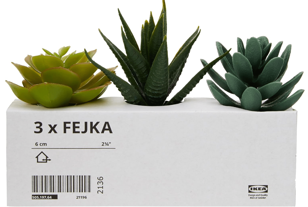 IKEA.. 203.953.31 Fejka Artificial Potted Plant with Pot, Indoor/Outdoor Succulent