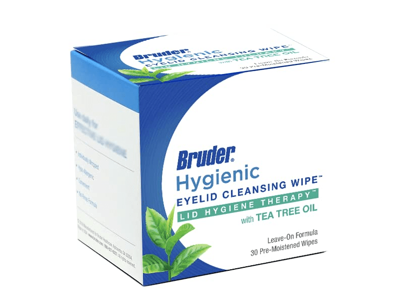  Hygienic Eyelid Cleansing Wipes with Tea Tree Oil l Relief from Demodex l Pre-Moistened, Rinse-Free Exfoliating Wipes Remove Excess Oil and Debris from
