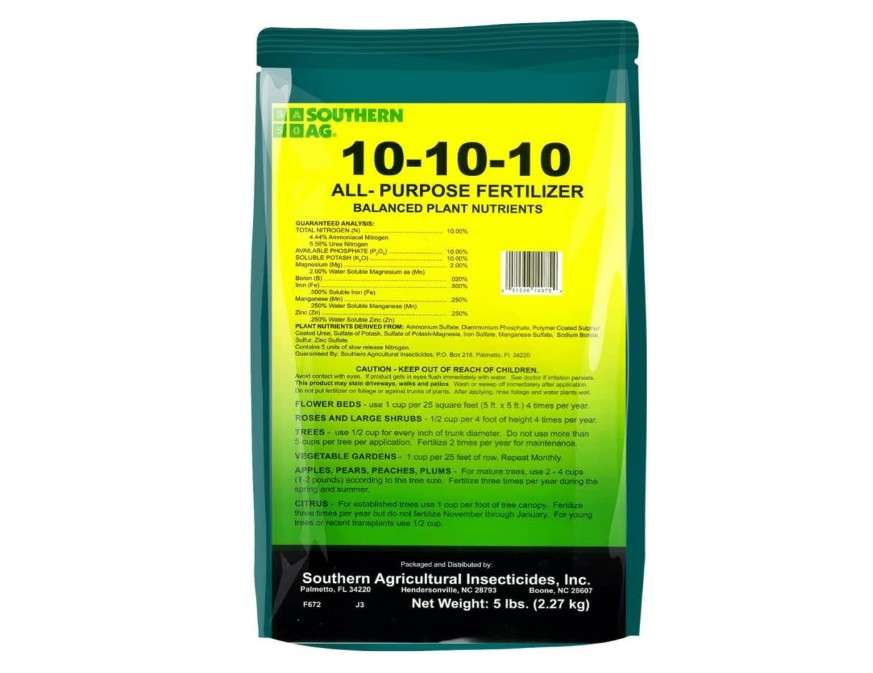 Southern Ag All Purpose Granular Fertilizer 10-10-10, 5 LB Size: 5 LB