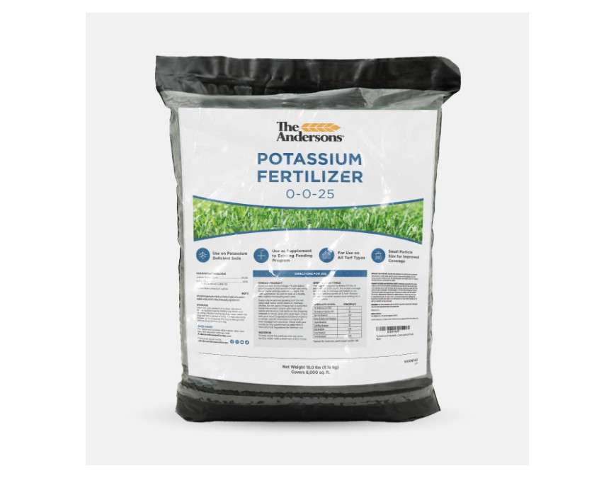 The Andersons Professional Potassium Fertilizer 0-0-25-18 lbs. Covers up to 6,000 sqft.
