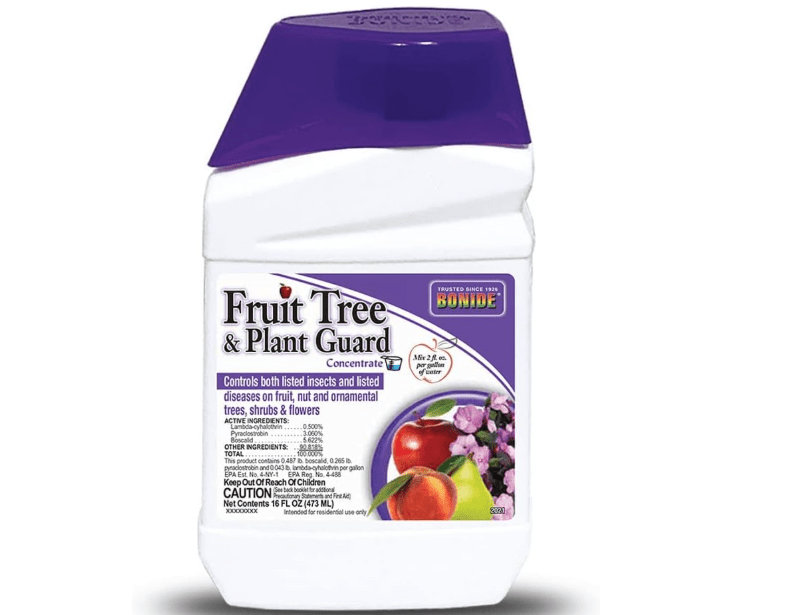 Bonide Fruit Tree & Plant Guard, 16 oz Concentrate, Multi-Purpose Fungicide, Insecticide and Miticide for Home Gardening