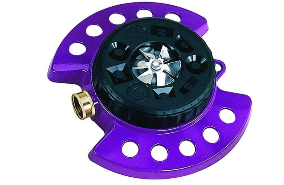 Dramm 15026 ColorStorm Turret 9-Pattern Sprinkler, Berry