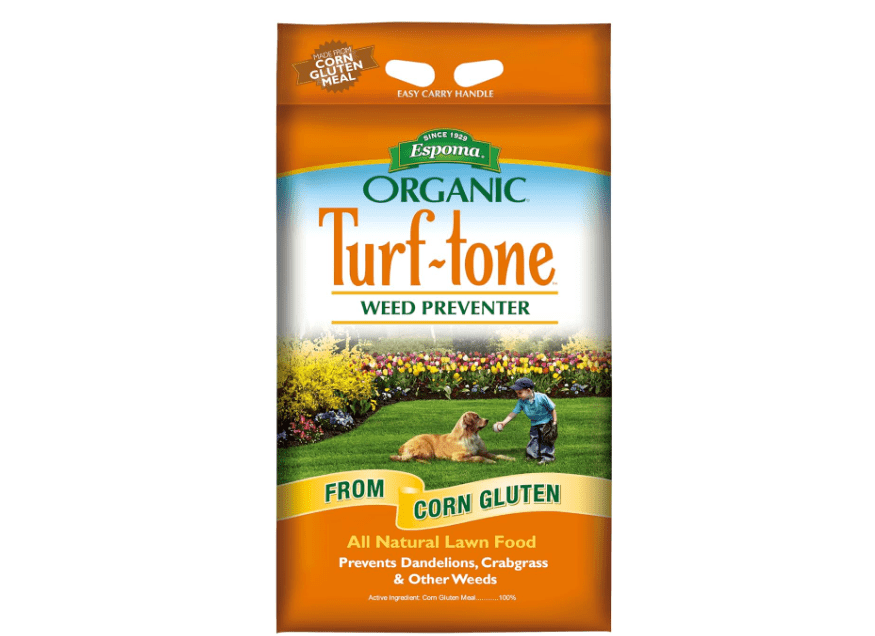 
Espoma Organic Turf-Tone Weed Preventer Plus Lawn Food from 100% Corn Gluten Meal. Helps Prevent Weed Seed Establishment and Provides Organic nitrogen That.