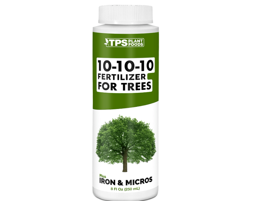 TPS NUTRIENTS Liquid 10-10-10 Fertilizer for Trees and Shrubs, Triple Ten NPK Plus Iron and Micros, Liquid Plant Food 8