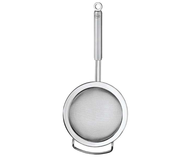 Rösle 95260 Stainless Steel Round Handle Kitchen Strainer, Fine Mesh, Sifter 7.9 Inch