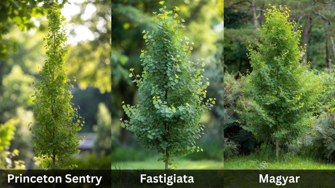 Comparison of three upright columnar ginkgo tree cultivars in natural settings.
