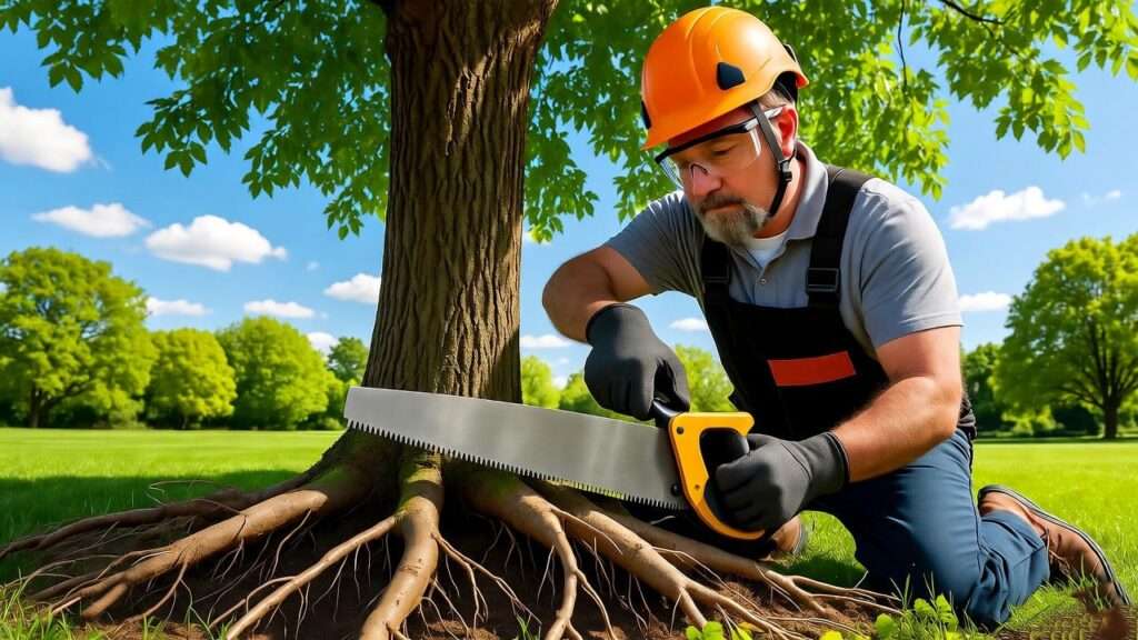 Cutting Tree Roots