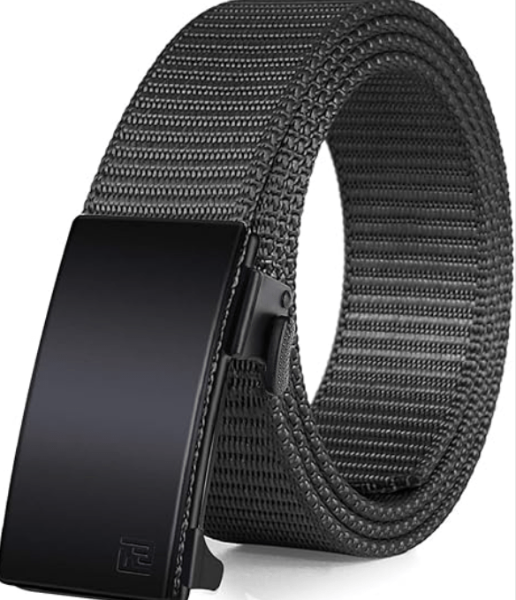 FAIRWIN Ratchet Belts for Men - Nylon Web Belt for Golf Tactical Work Casual, Adju