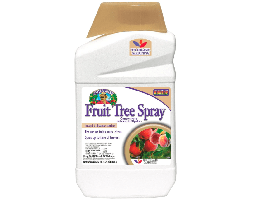  Bonide Captain Jack's Fruit Tree Spray, 32 oz Concentrate, Insect & Disease Control Spray for Organic Gardening