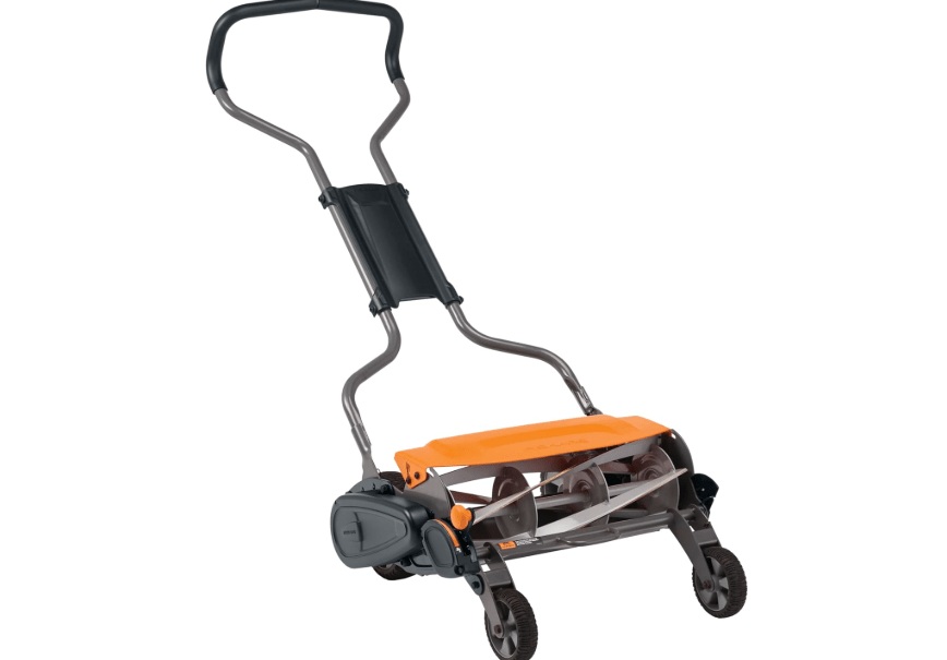 
Fiskars Push Mower, Cut Width Manual Reel Mower with No Motor, Eco-Friendly Manua