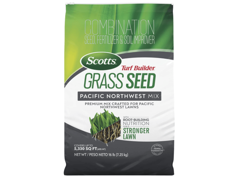 
Scotts Turf Builder Grass Seed Pacific Northwest Mix with Fertilizer and Soil Improver, Premium Mix,
