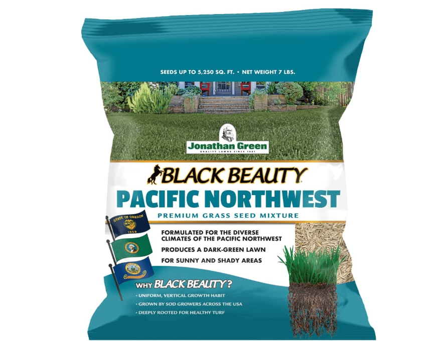 
Jonathan Green (10366) Black Beauty Pacific Northwest Grass Seed Mixture (Made for Washington, Oregon, and Idaho) - Cool Season Lawn Seed