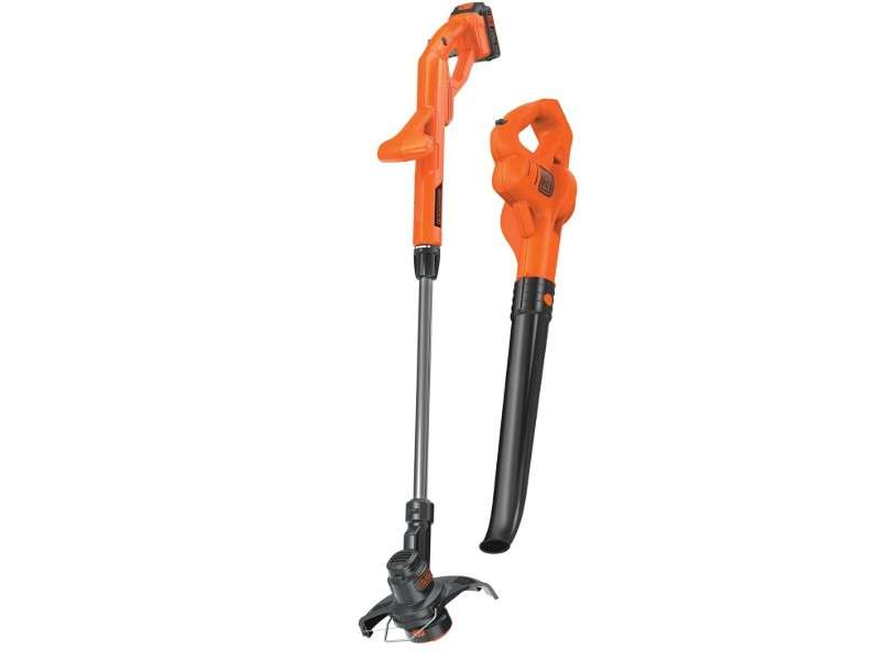 BLACK+DECKER 20V MAX* String Trimmer / Edger and Sweeper Combo Kit, 10-Inch (LCC221)

