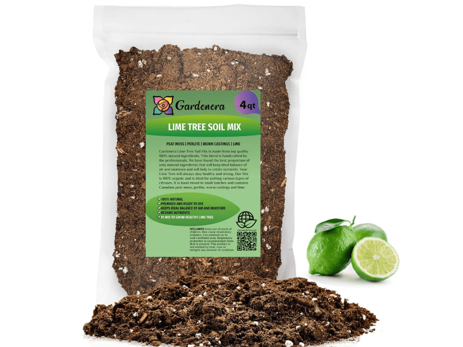 
Gardenera's Premium Lime Soil Mix - Ideal for Potting, Planting, and Repotting Your Citrus Trees