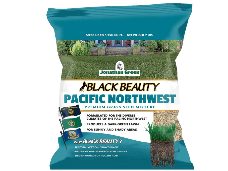 
Jonathan Green (10366) Black Beauty Pacific Northwest Grass Seed Mixture (Made for Washington, Oregon, and Idaho) - Cool Season Lawn Seed