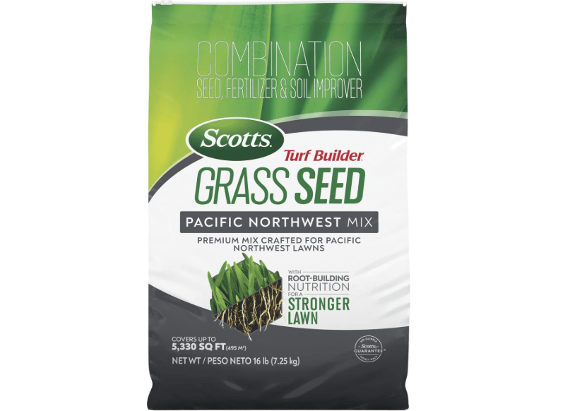 
Scotts Turf Builder Grass Seed Pacific Northwest Mix with Fertilizer and Soil Improver, Premium Mix