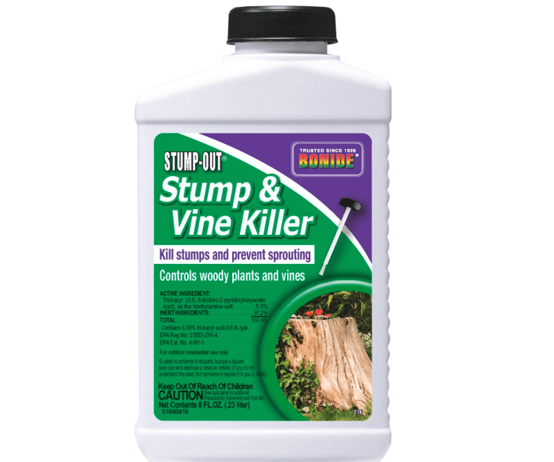 Stump-Out Stump & Vine Killer, 8 oz Concentrate with Applicator, Fast Acting Home Tree Stump Removal