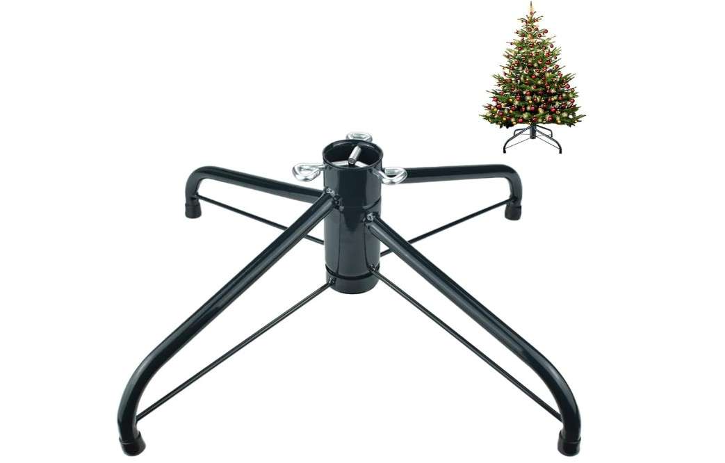 EMMADMYS Christmas Tree Stand,Universal Folding Xmas Tree Base, Replacement Metal Tree Stand Base for 4-8Ft Christmas Artificial Trees, Fits 0.5-1.57In Tree...