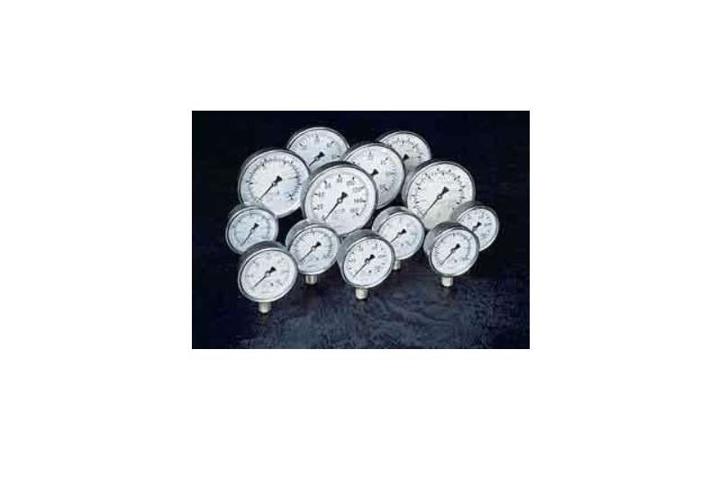 Ashcroft 1008SL4.0 4" SS Liquid-Filled Pressure Gauge 0 to 100 psi
