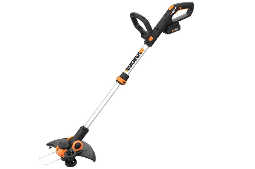 Worx String Trimmer Cordless GT3.0 20V PowerShare 12" Edger & Weed Trimmer (2 Batteries & Charger Included) WG163
