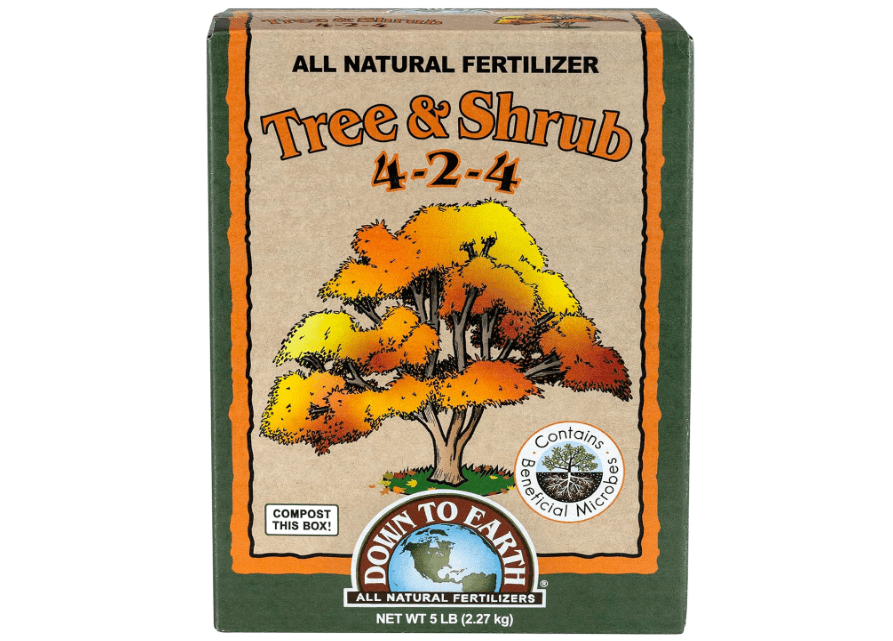  Down To Earth All Natural Fertilizers Tree & Shrub Mix 4-2-4, 5 lb