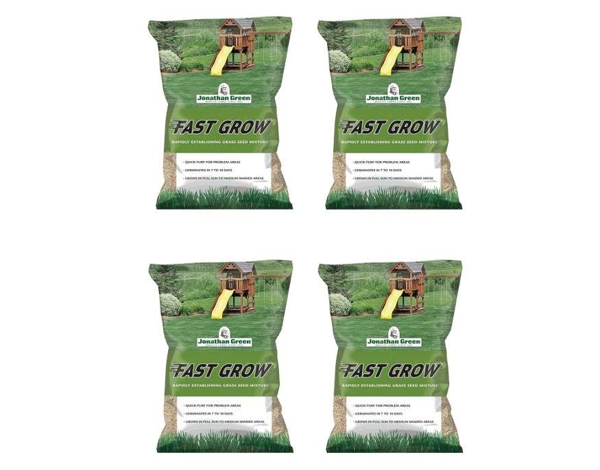 Jonathan Green Fast Grow Grass Seed, 7-Pound (4 Pack)
