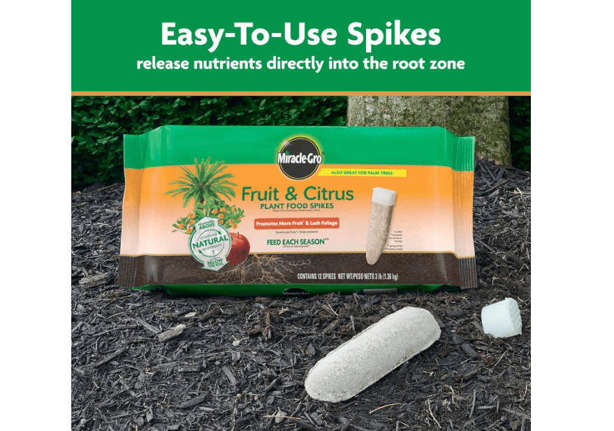 Miracle-Gro Fruit & Citrus Plant Food Spikes