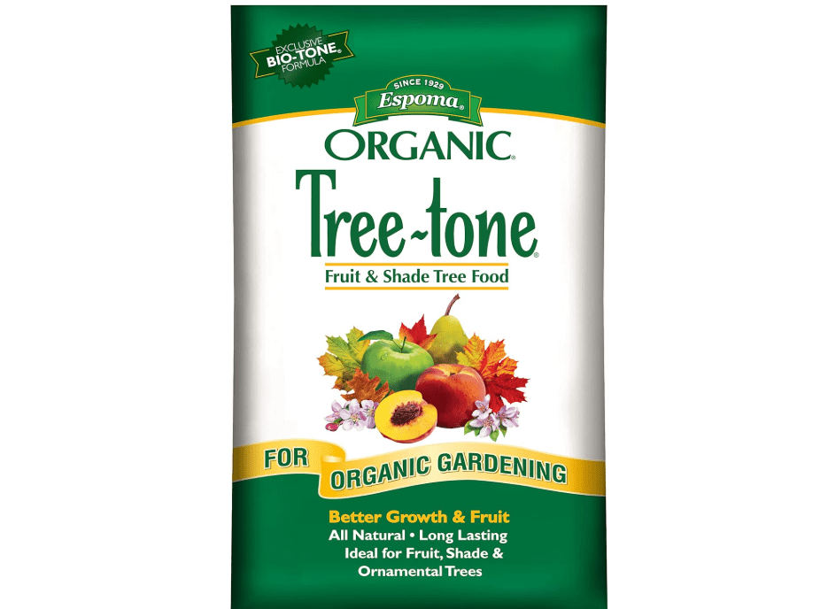 Espoma Organic Tree-Tone 6-3-2 Natural & Organic Fertilizer and Plant Food; 36 lb. Bag; Organic Fertilizer for All Trees. Use for Fruit Trees Like Peach