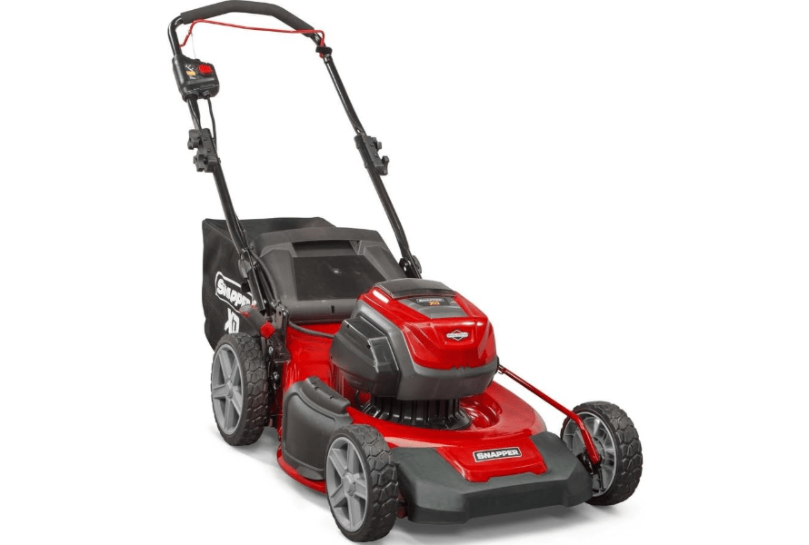
Snapper XD 82V MAX Cordless Electric 21" Push Lawn Mower, Includes Kit of 2 2.0 Batteries and Rapid Charger