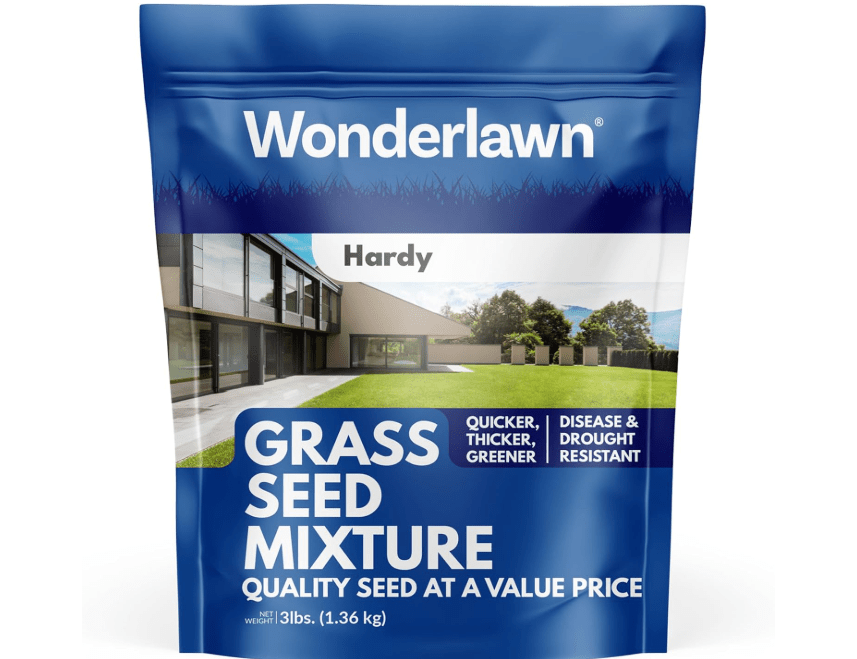 Barenbrug Wonderlawn Hardy Lawn Grass Seed for Lawns, Fast-Acting Durable Grass Seed Mix for All Weather Conditions