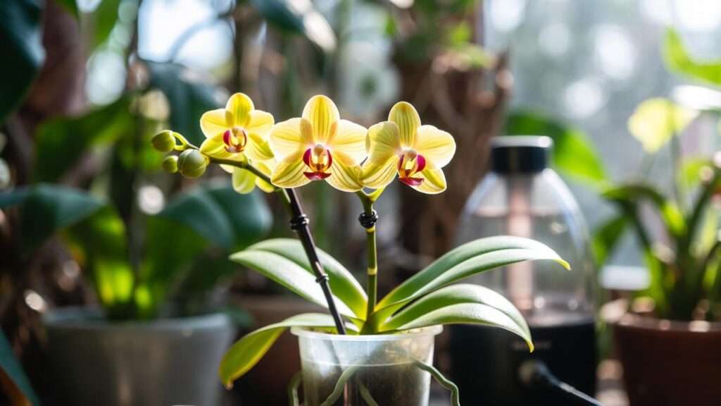 Yellow Orchid Plant