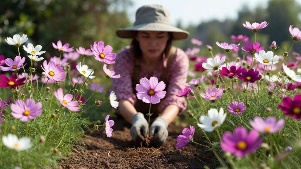 plant cosmos seeds