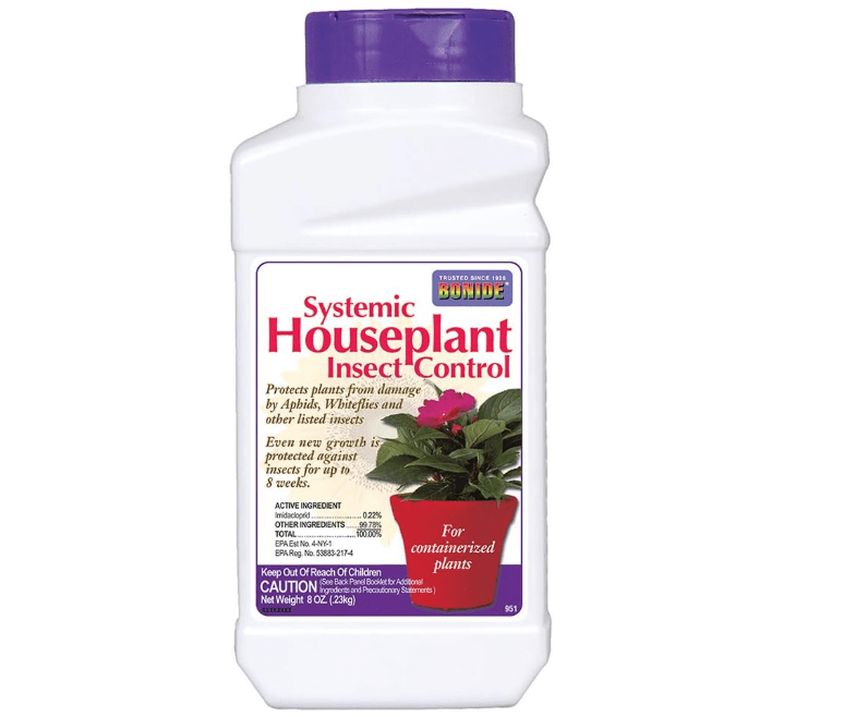 
Bonide Systemic Houseplant Insect Control, 8 oz Ready-to-Use Granules for Indoors and Outdoors, Protects Plants from Insects