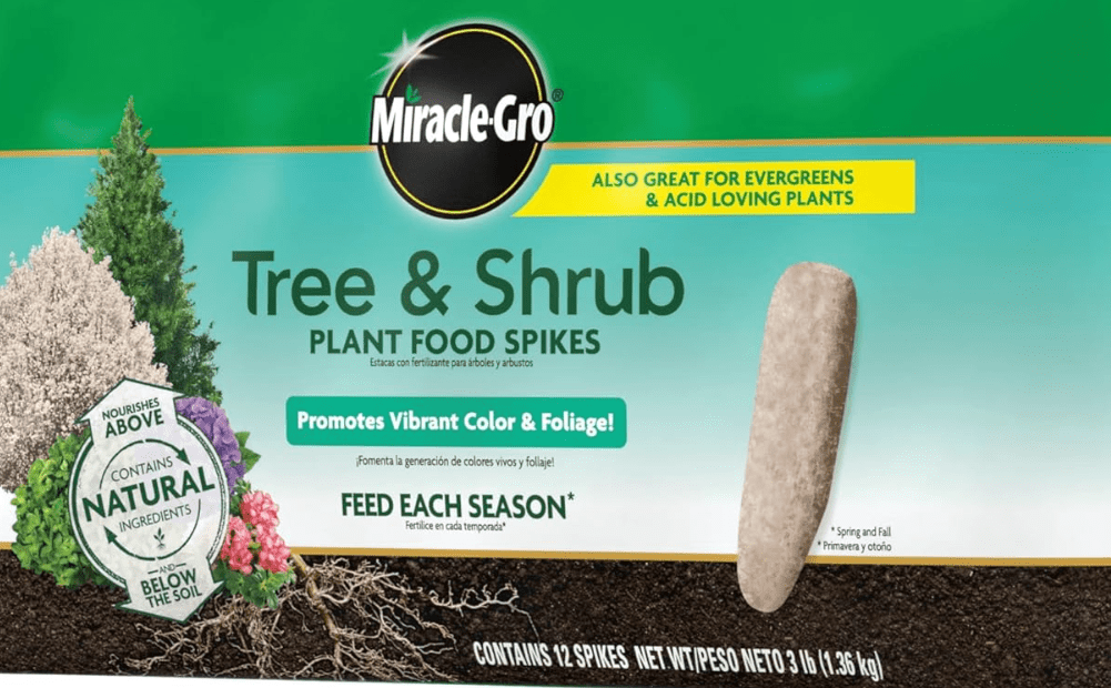 
Miracle-Gro Tree and Shrub Plant Food Spikes, For Deciduous, Flowering and Evergreen Trees, 1