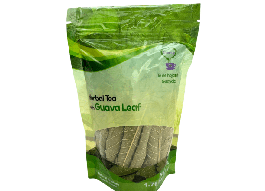 
Guava Leaves, Quiere Te, 1.76 Oz (50 Grams), Up to 20 Cups, Dried Whole Leaves, Psidium Guajava, Guava Herbal Loose Leaf Tea, Resealable Bag, Product From
