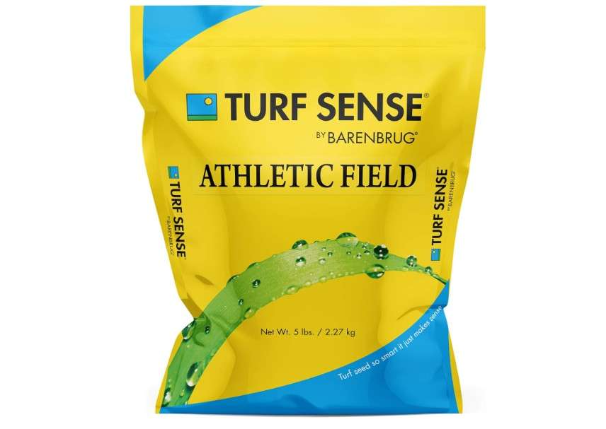 Barenbrug 25620 Turf Sense Athletic Field Grass Seed Grows in Areas of Sun and Partial Shade, 5 LB Bag
