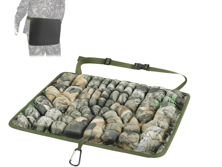 
ANGAR Hunting Seat Cushion, Memory Foam Silent Lightweight Camo Tree Stand Seat Cushion, Portable Insulated Dirty Proof Hunting Cushion Pad for Camping