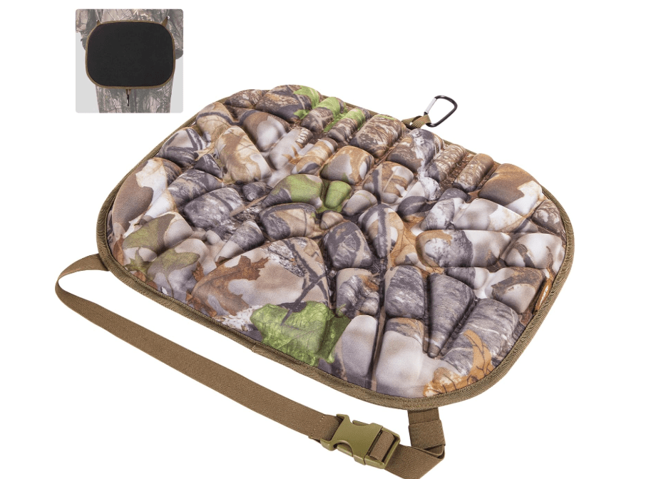 BLISSWILL Hunting seat Cushion，Stadium Cushion，100% Memory Foam Silent Lightweight for Camping, Hunting, Fishing，Camping，Outdoor