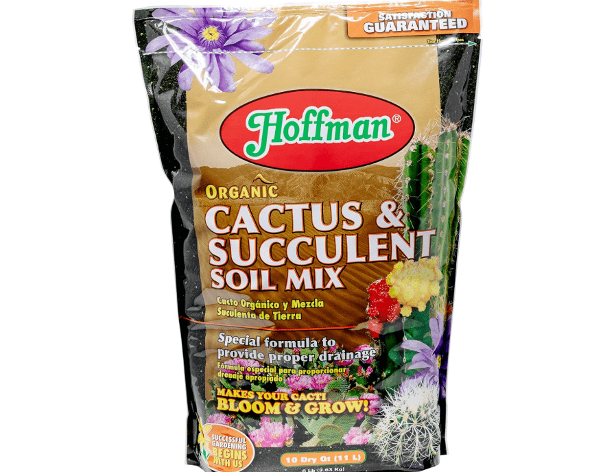 Hoffman 10410 Organic Cactus and Succulent Soil Mix, 10 Quarts