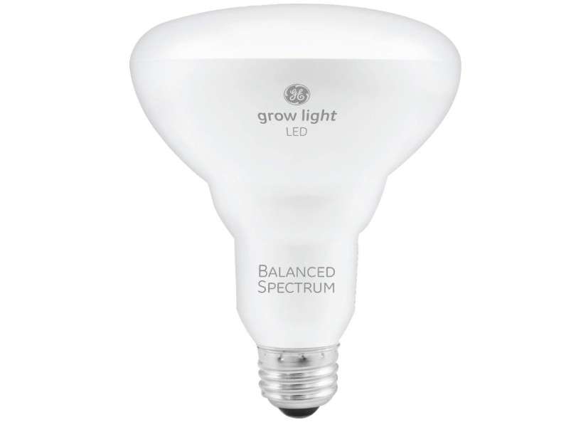 GE Grow Light LED Indoor Flood Light Bulb, Balanced Light Spectrum for Seeds and Greens, 9 Watts, Medium Base (Pack of 1) 