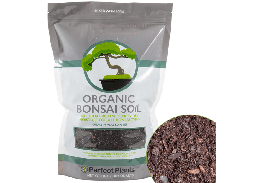 Bonsai Soil by Perfect Plants - 2qts. | Premium All-Purpose Mix Bonsai Tree Varieties