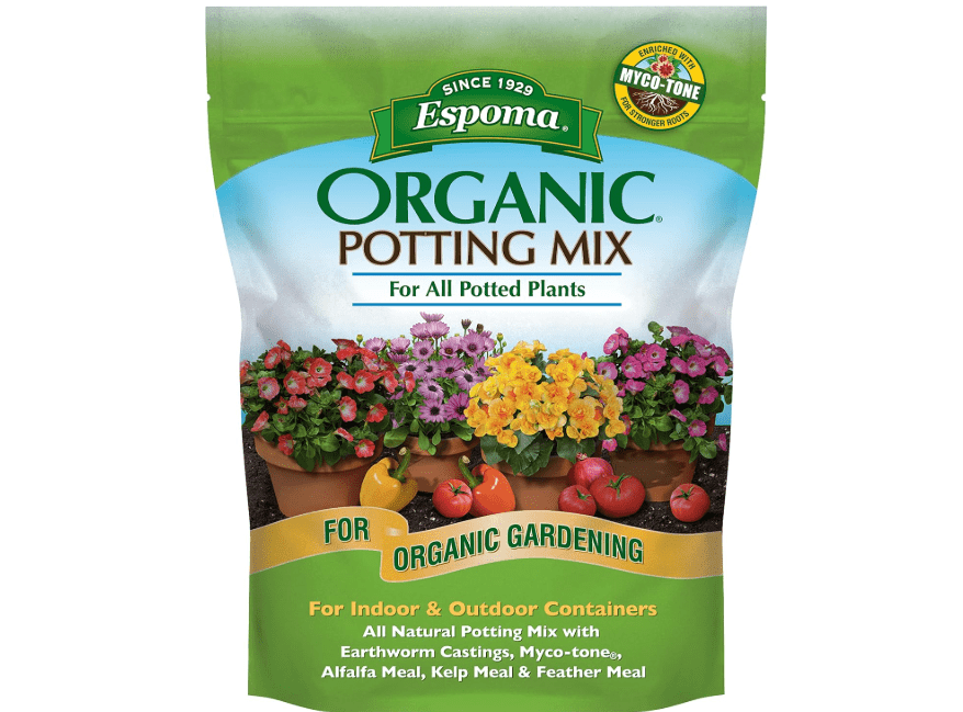 Espoma Organic Potting Soil Mix - All Natural Potting Mix For All Indoor & Outdoor Containers Including Herbs & Vegetables. For Organic Gardening